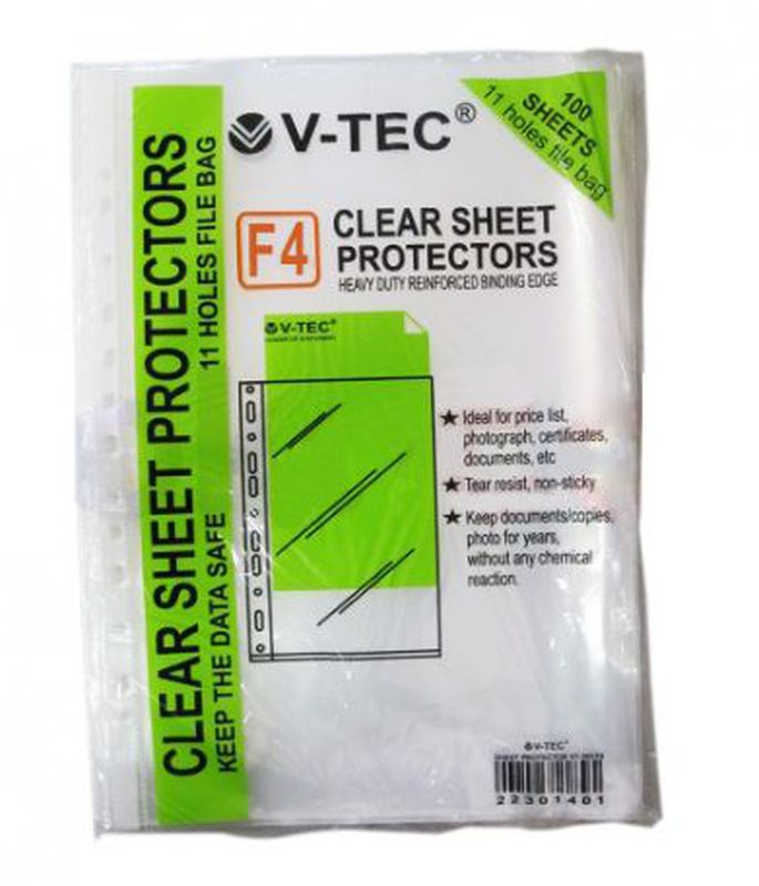 MAP SHEET PROTECTOR F4 ISI 100