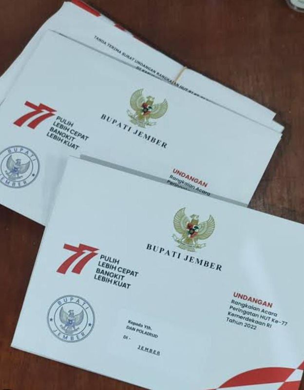 Undangan Resmi Kenegaraan (1 Set )