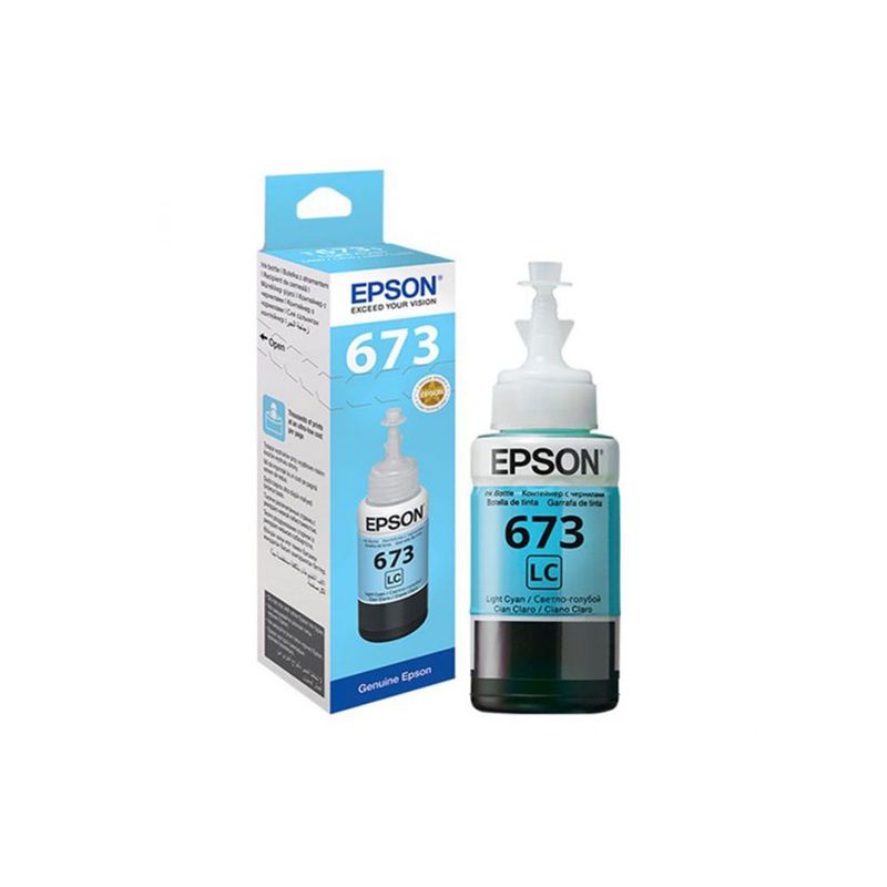 Tinta Epson 673 Light Cyan Original