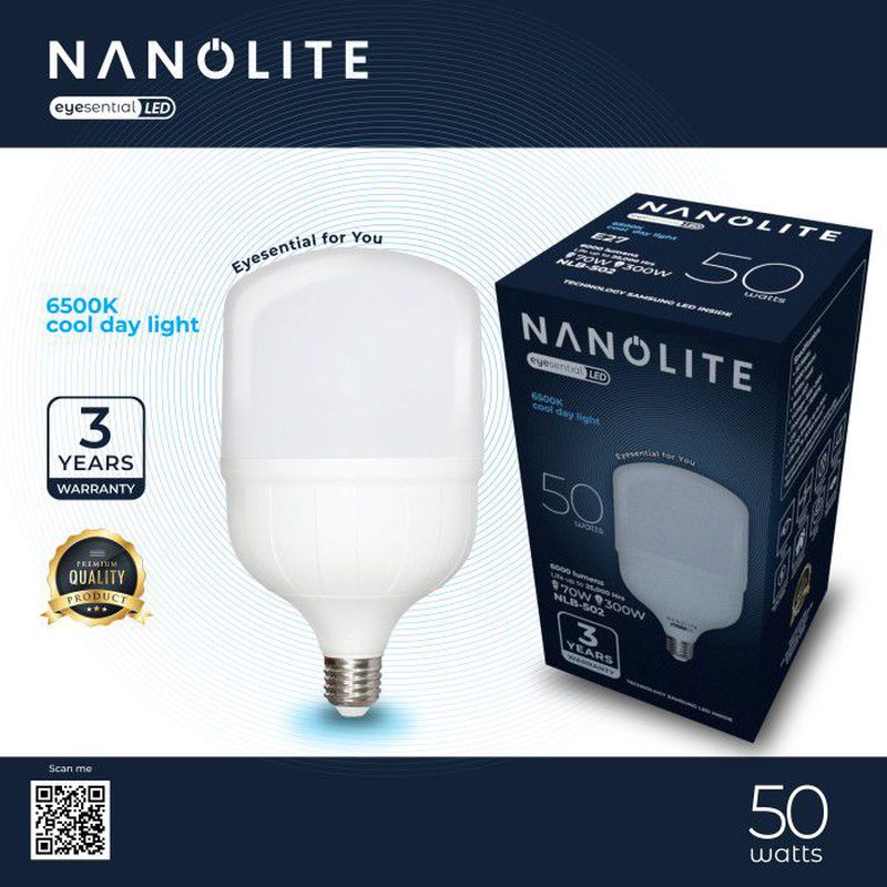 NANOLITE LED BULB NLB-502 50 WATT COOL DAY LIGHT