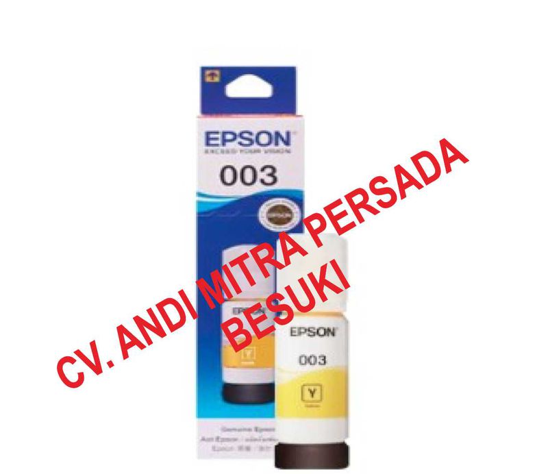 Tinta Printer Epson 003 / Botol Warna yellow / Kuning