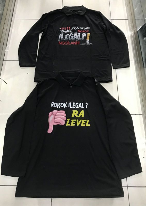 Kaos Lengan Panjang Berkerah