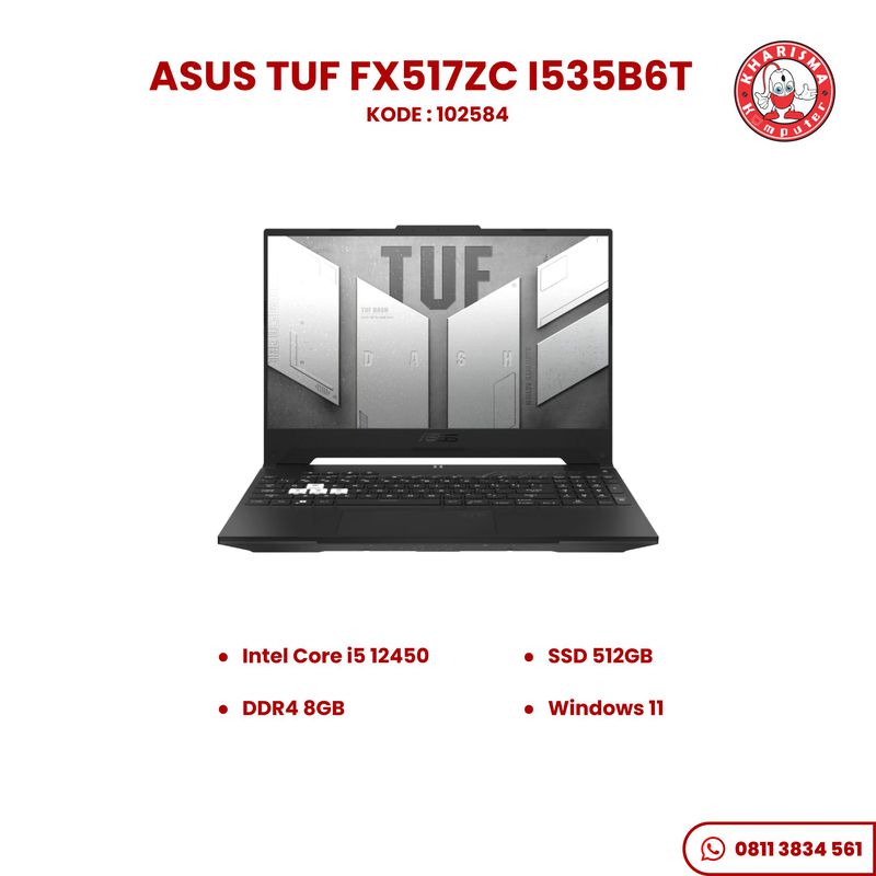 LAPTOP ASUS TUF GAMING FX517ZC I535B6T