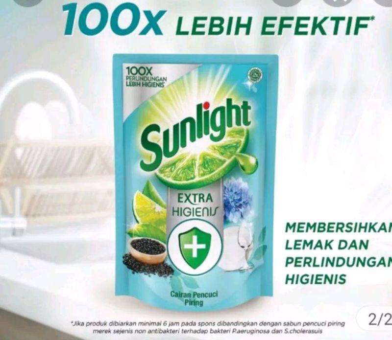 SunLight Sabun Cuci Piring 460 ml - Kuning