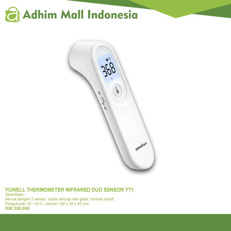 YUWELL THERMOMETER INFRARED DUO SENSOR YT1