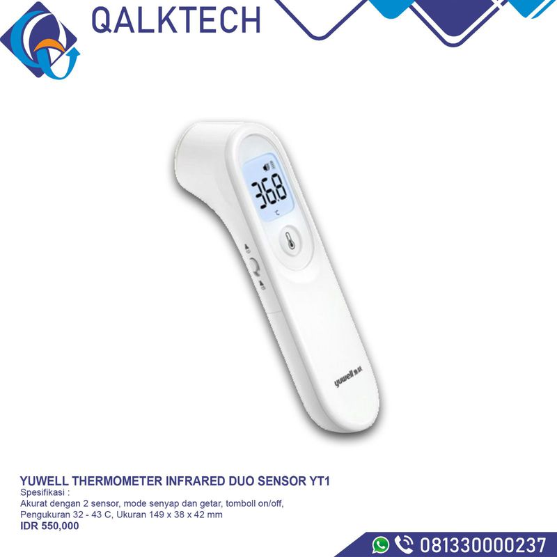 YUWELL THERMOMETER INFRARED DUO SENSOR YT1
