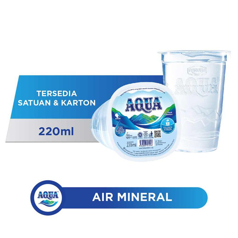 Aqua Gelas 220 Ml 0936