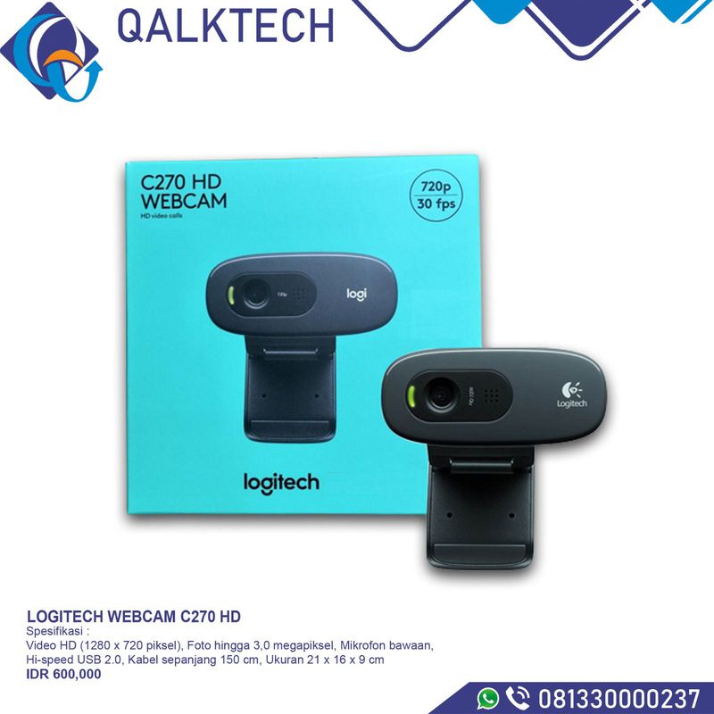 LOGITECH WEBCAM C270 HD