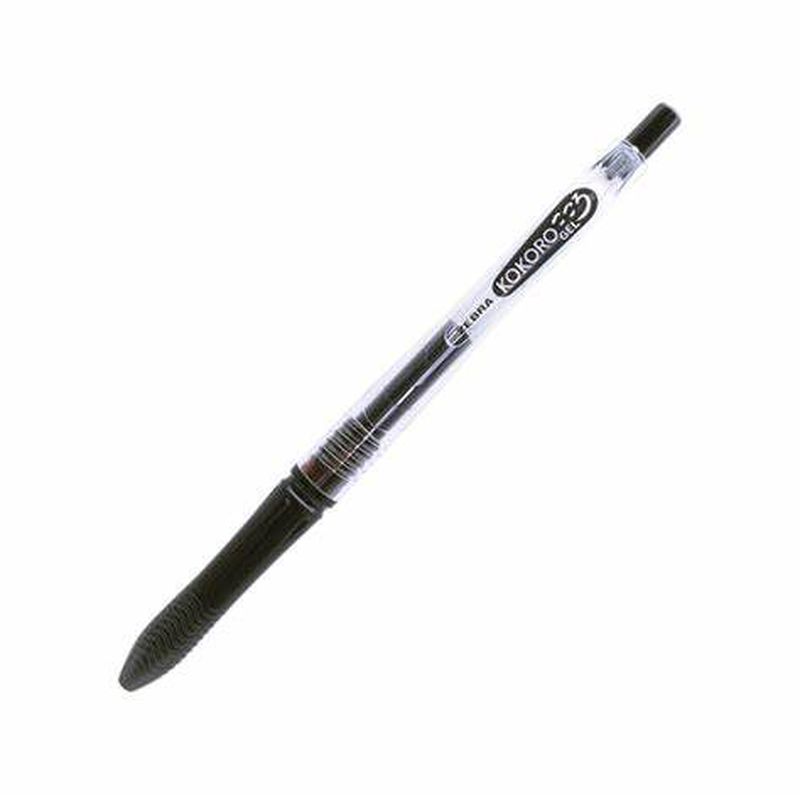 ZEBRA BALLPOINT GEL KOKORO 0.5MM BLACK