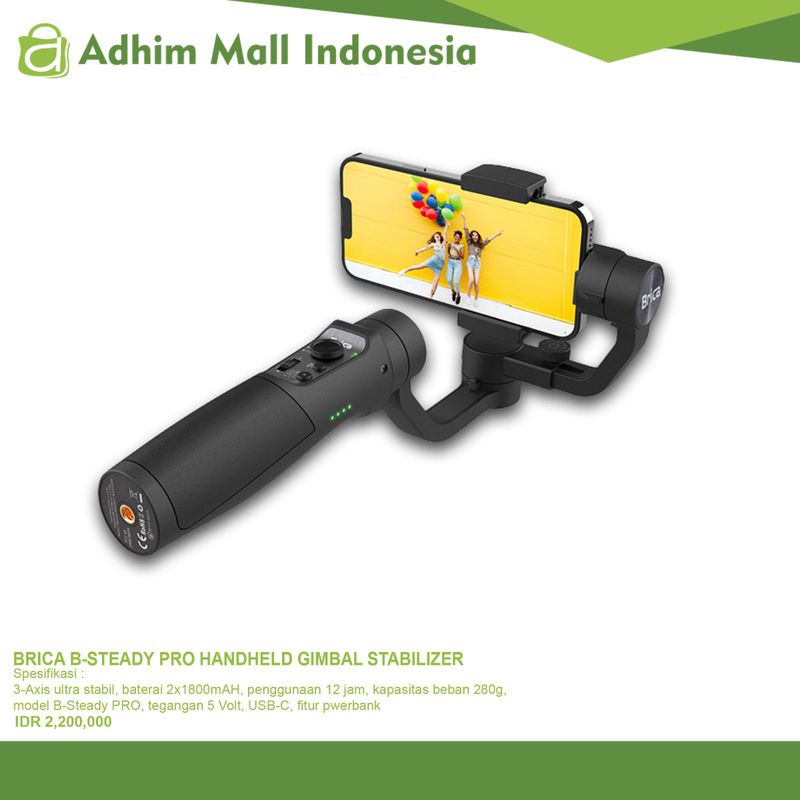BRICA BSTEADY PRO HANDHELD GIMBAL STABILIZER