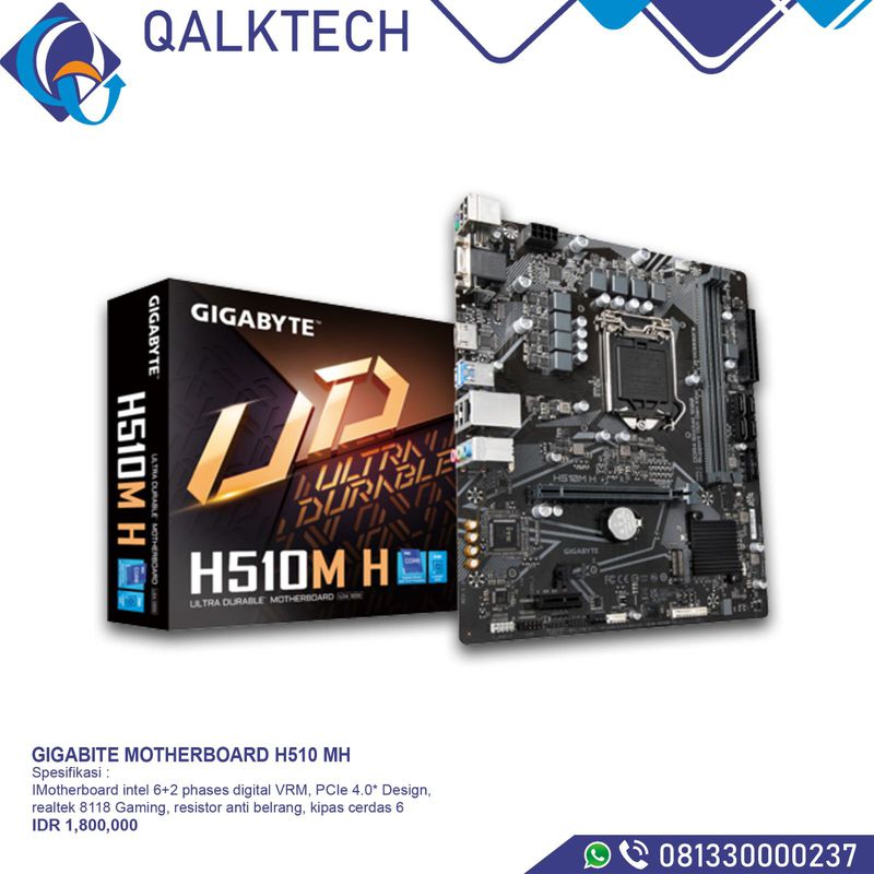 GIGABYTE MOTHERBOARD H510 MH