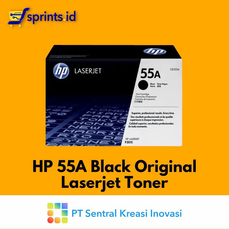HP 55A Black Original LaserJet Toner Cartridge