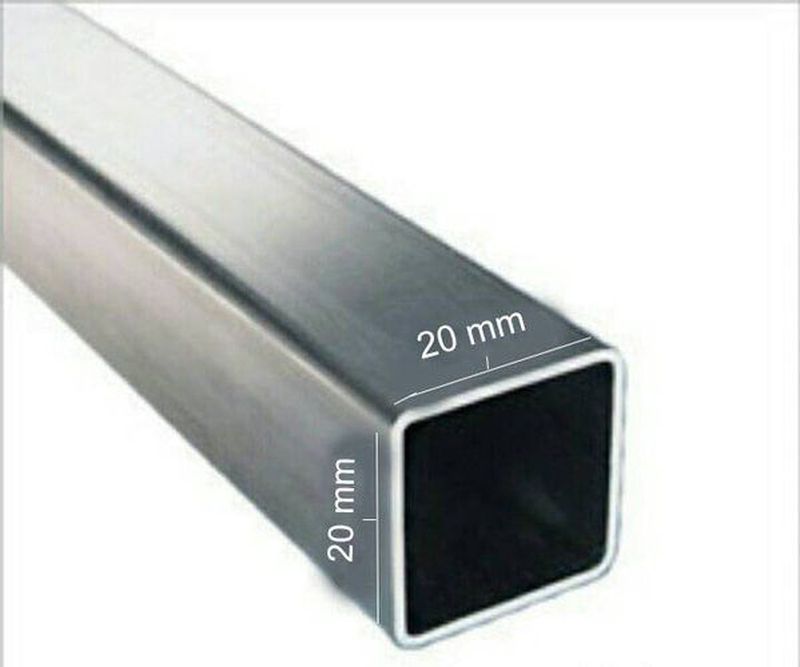 ALUMUNIUM HOLLOW 20x20