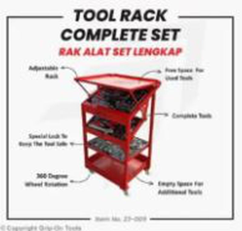 Tool Rack (Alat tool set servis sepeda motor)