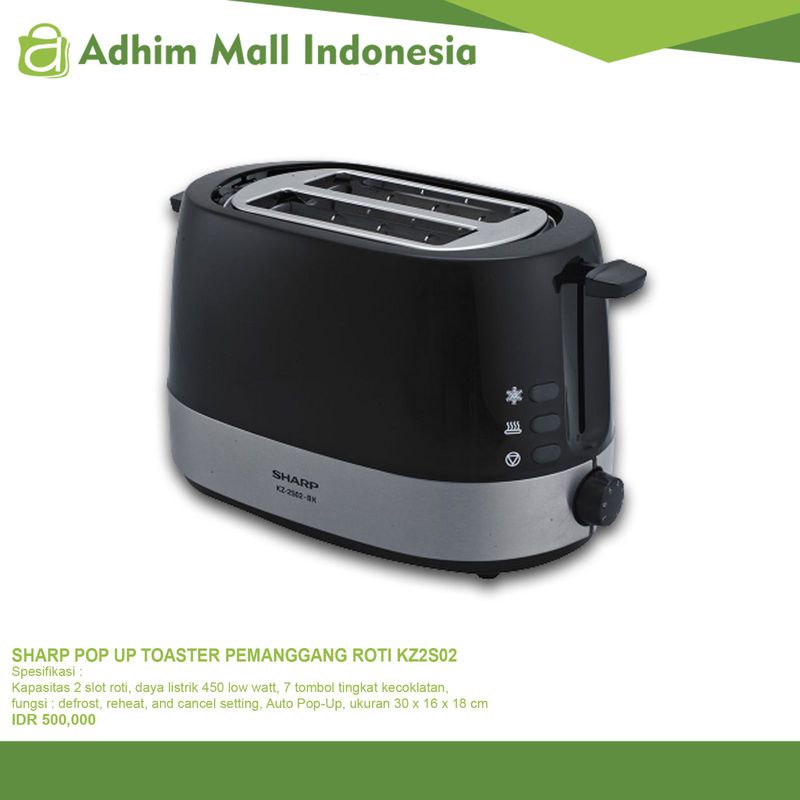 SHARP POP UP TOASTER PEMANGGANG ROTI KZ2SO2