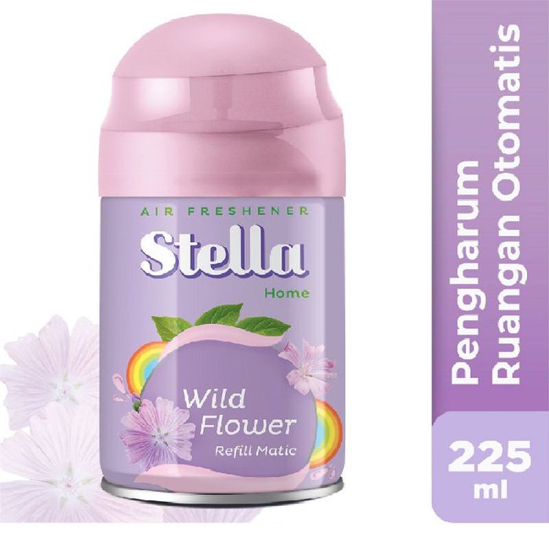 Stella Air Freshener Matic Reffil Wild Flower 225Ml