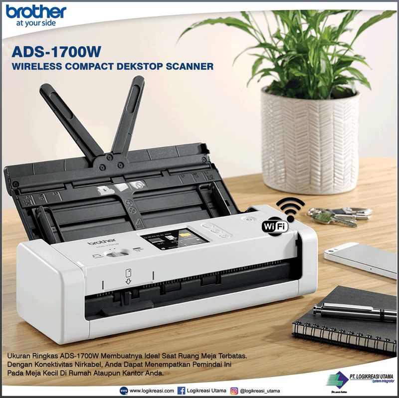 Scanner brother ads 1700w