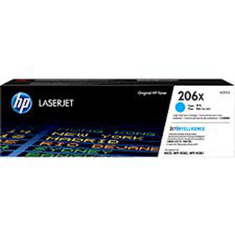 Toner HP 206X High Yield Cyan Original LaserJet Toner Cartridge