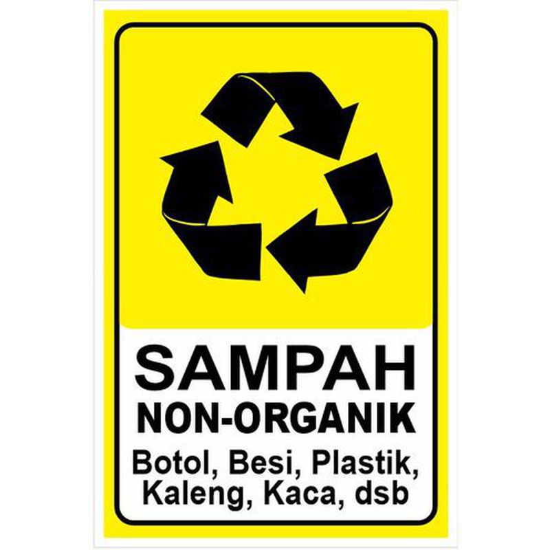 Label Sampah Non Organik 1967