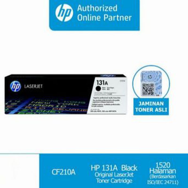 HP 131A Black Original LaserJet Toner Cartridge - Hitam
