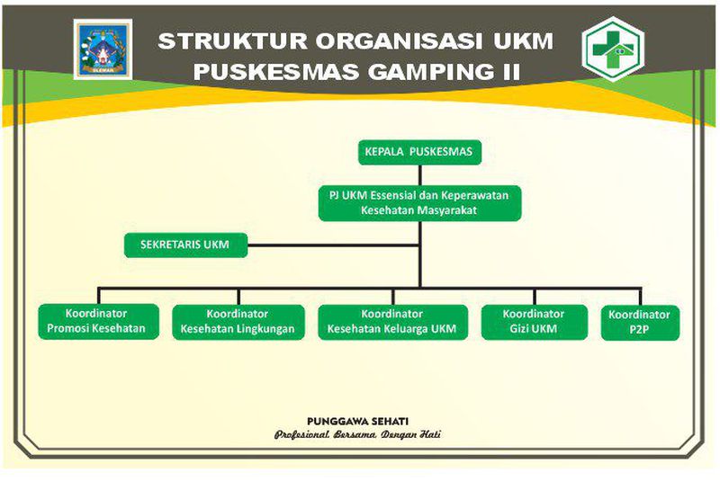 Poster Struktur Organisasi Puskesmas Ukm