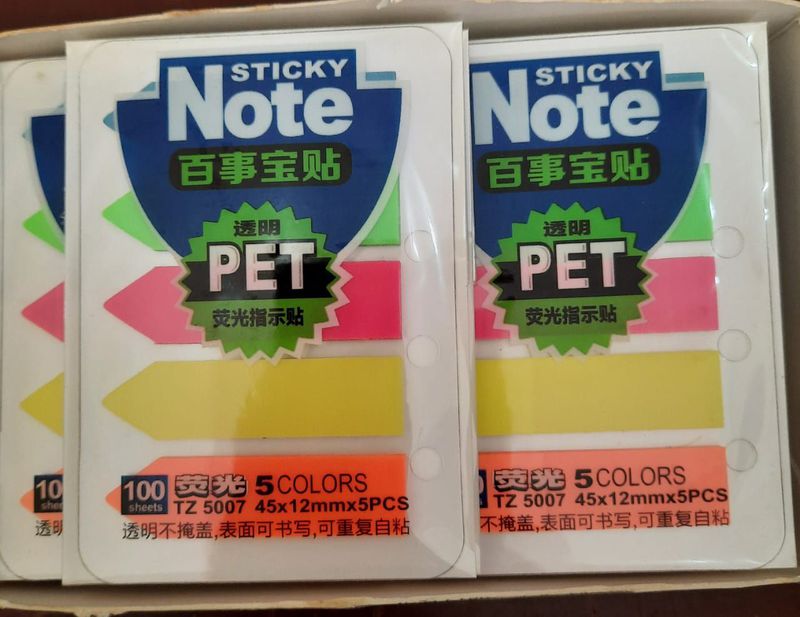 Sticky note 5 warna