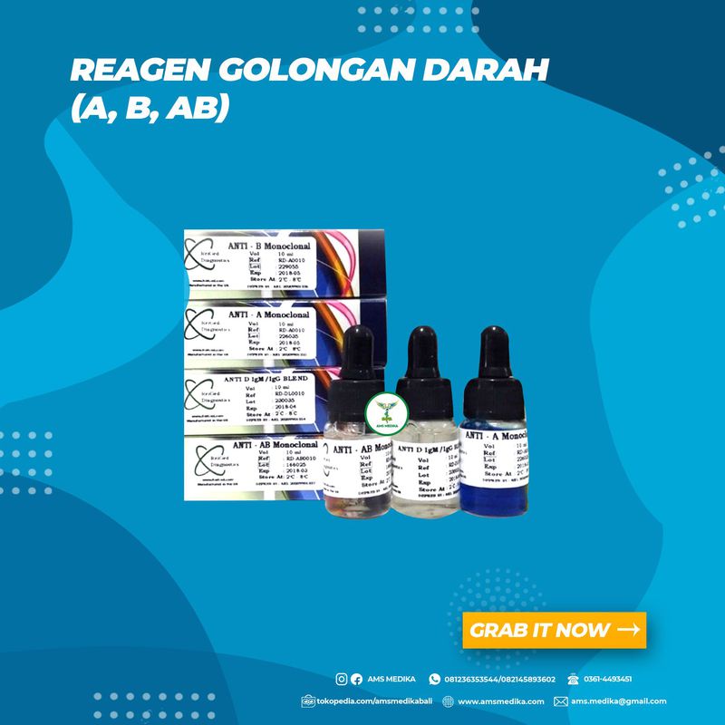 Reagen Golongan Darah (A, B, AB)