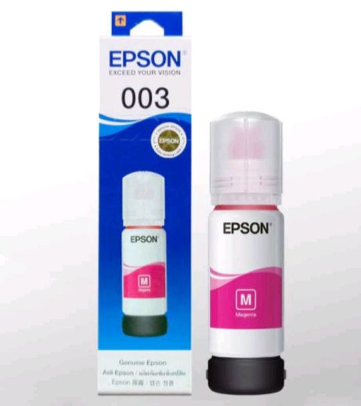TINTA EPSON 003 L-SERIES 100% ORIGINAL B-C-M-Y - MAGENTA
