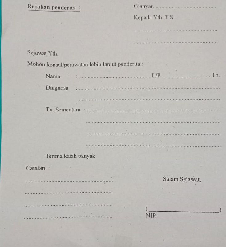 cetak blanko rujukan pasien