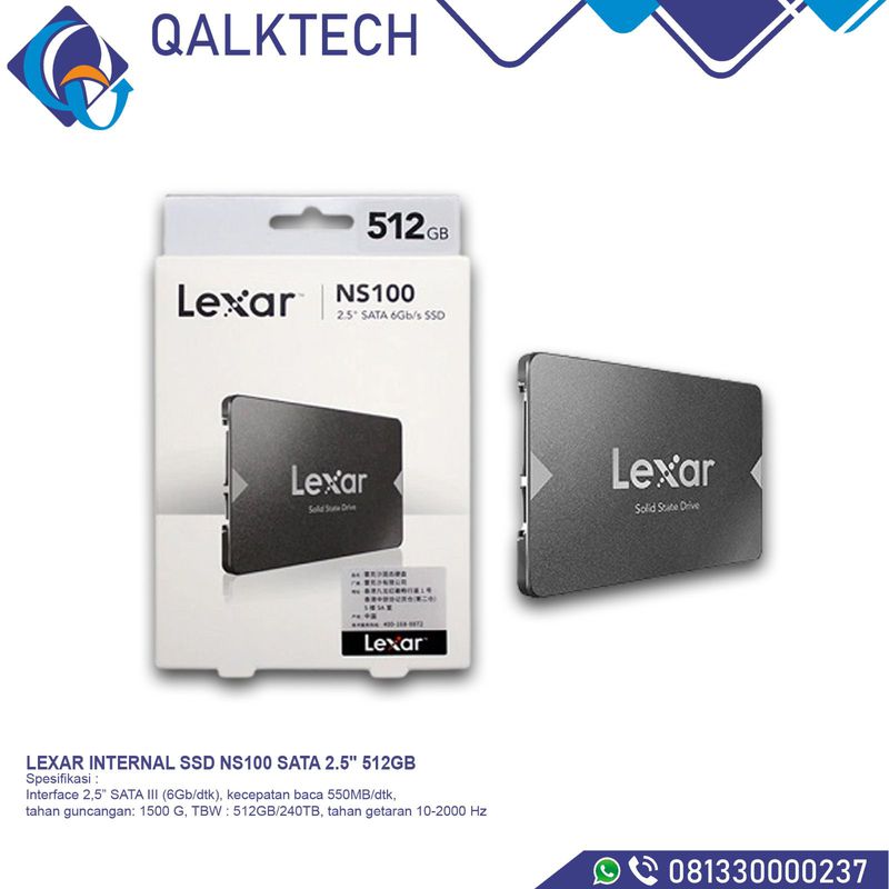 512gb Ssd Lexar NS100 256GB 2.5