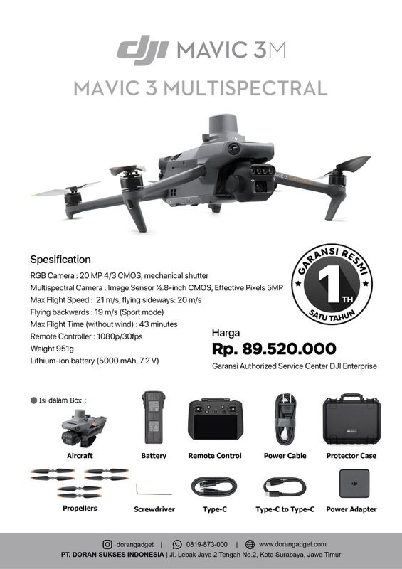 DJI Drone Mavic 3 Multispectral