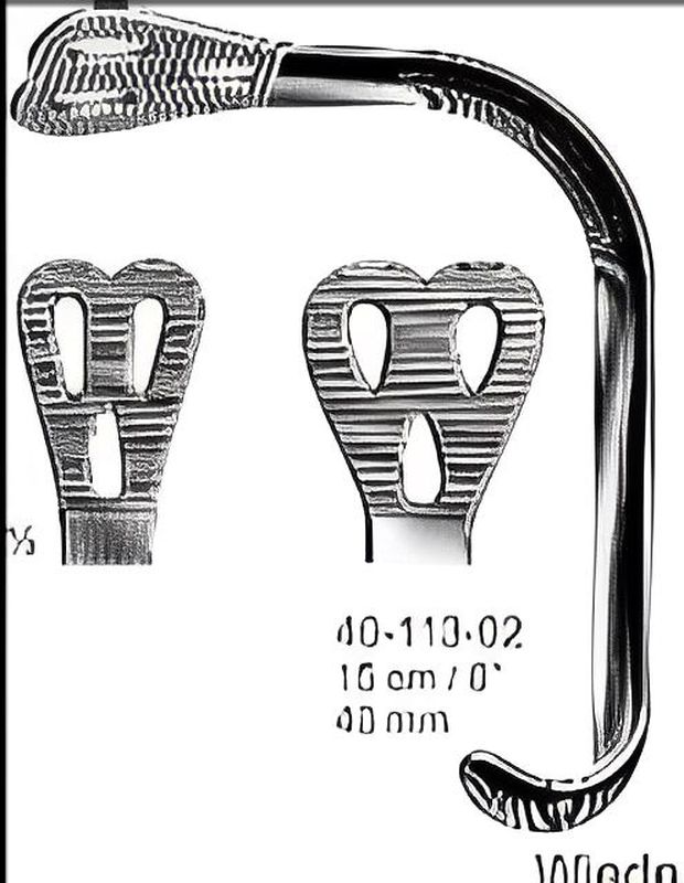 WIEDER TONGUE DEPRESSOR FIG.2 15CM