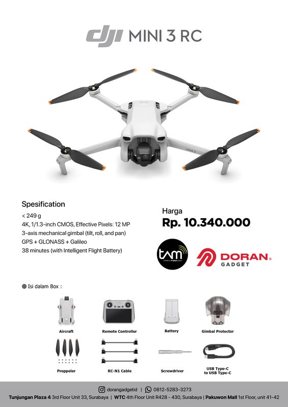 DJI Mini 3 (DJI RC)