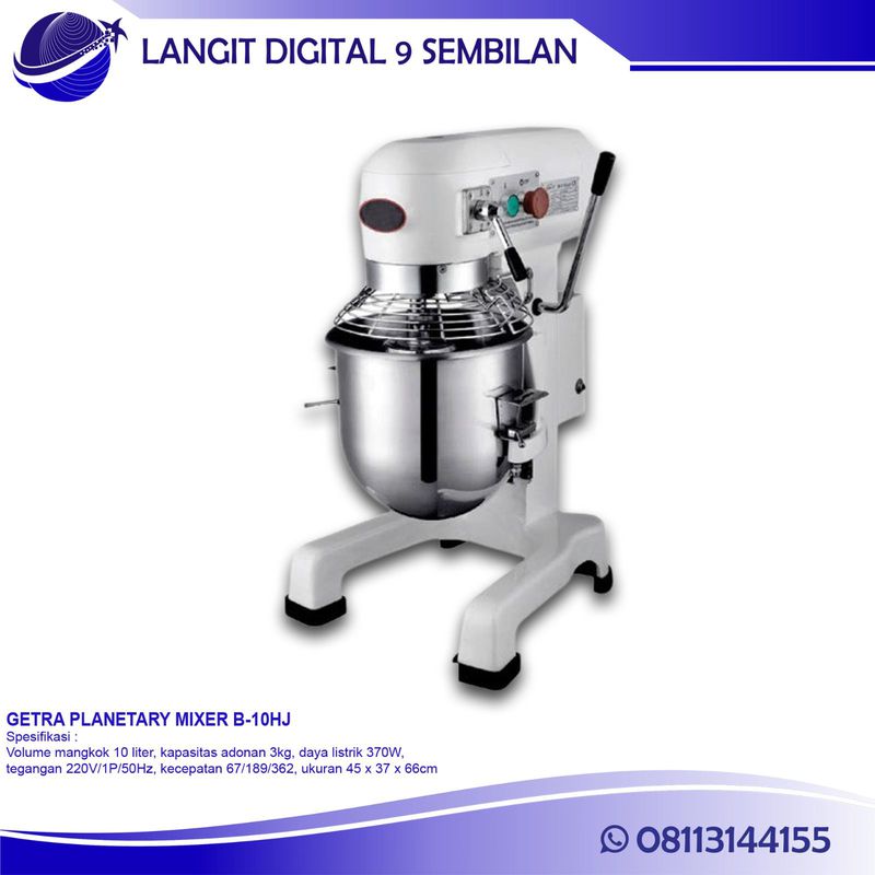 GETRA PLANETARY MIXER B-10HJ