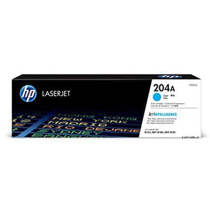 Cartridge Toner Hp 204A CYAN