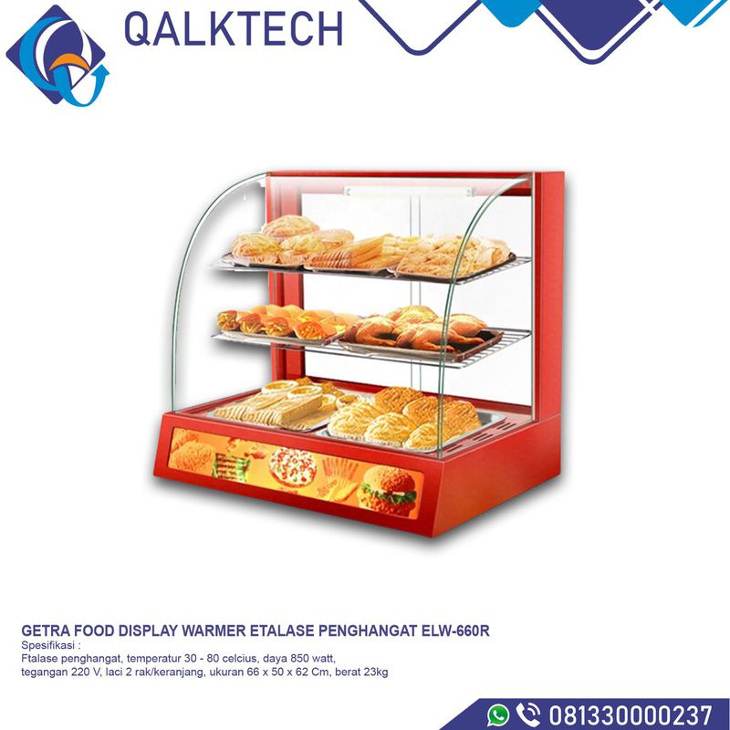 Getra Food Display Warmer Etalase Penghangat Elw R