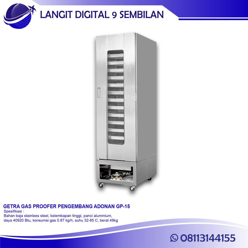 GETRA GAS PROOFER PENGEMBANG ADONAN GP-15
