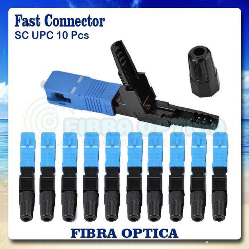 Fast Connector SC UPC Fiber Optic SC/UPC FTTH 10 Pcs