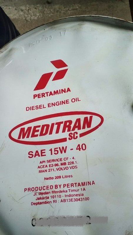 Pelumas mesin R6 Pertamina