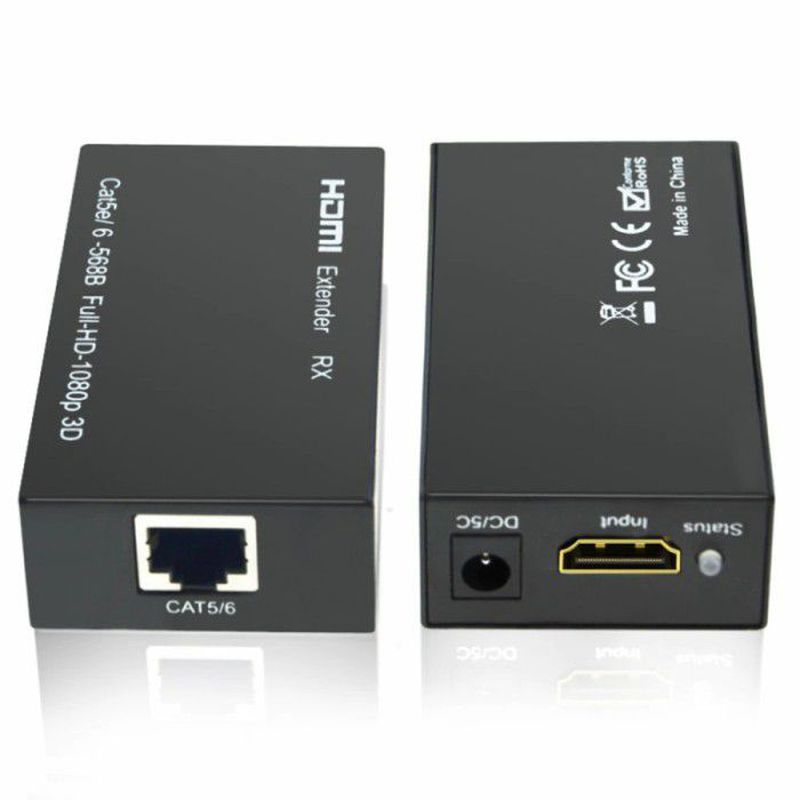 HDMI Extender 60M Converter HDMI to LAN 60M Cat5 Cat6