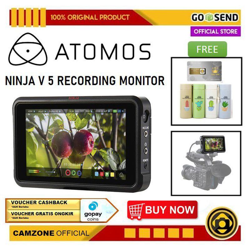 Atomos Ninja V 5 inch 4K HDMI Recording Monitor