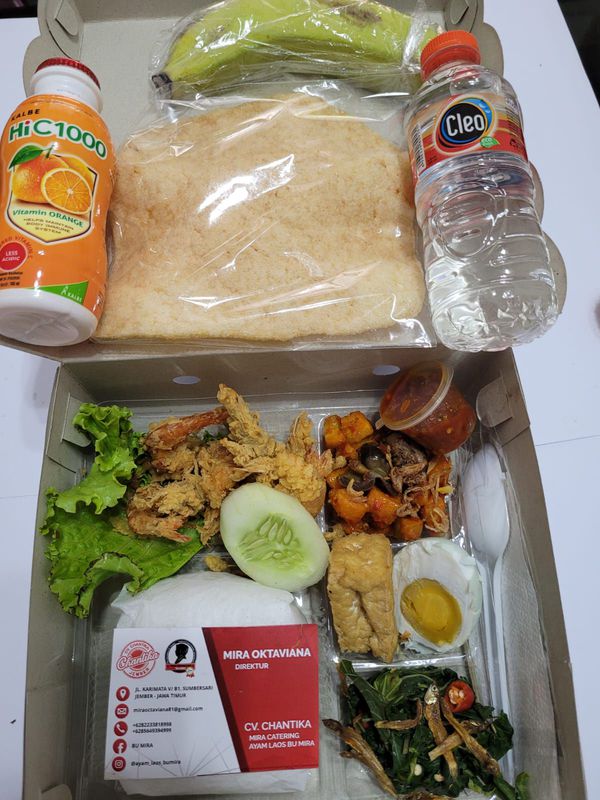 nasi box - Putih