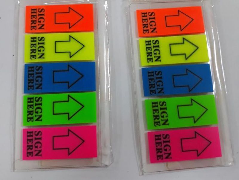 Post it sign here