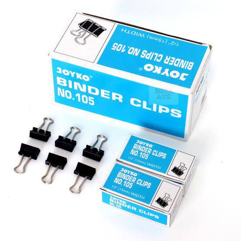 BINDER CLIP JOYKO 105 PACK ISI 12