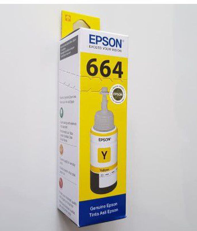 Tinta Epson 664 For Printer L120 Yellow