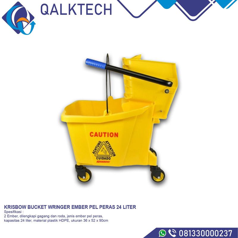 KRISBOW BUCKET WRINGER EMBER PEL PERAS 24 LITER