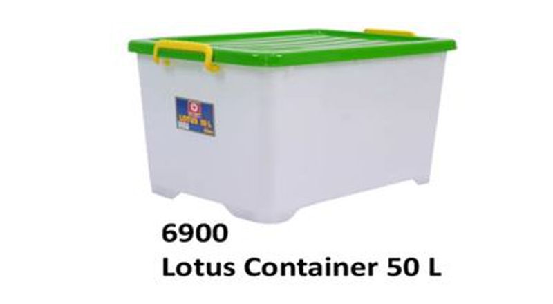 Lotus , Bok Kontainer Plastik , Kapasitas 50 L - Pink