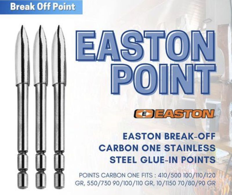 Easton A/C/C Glue In Points 3-60 90 Gr. - 12 Pack main image 0