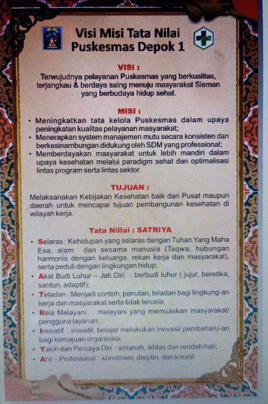 SPANDUK VISI MISI