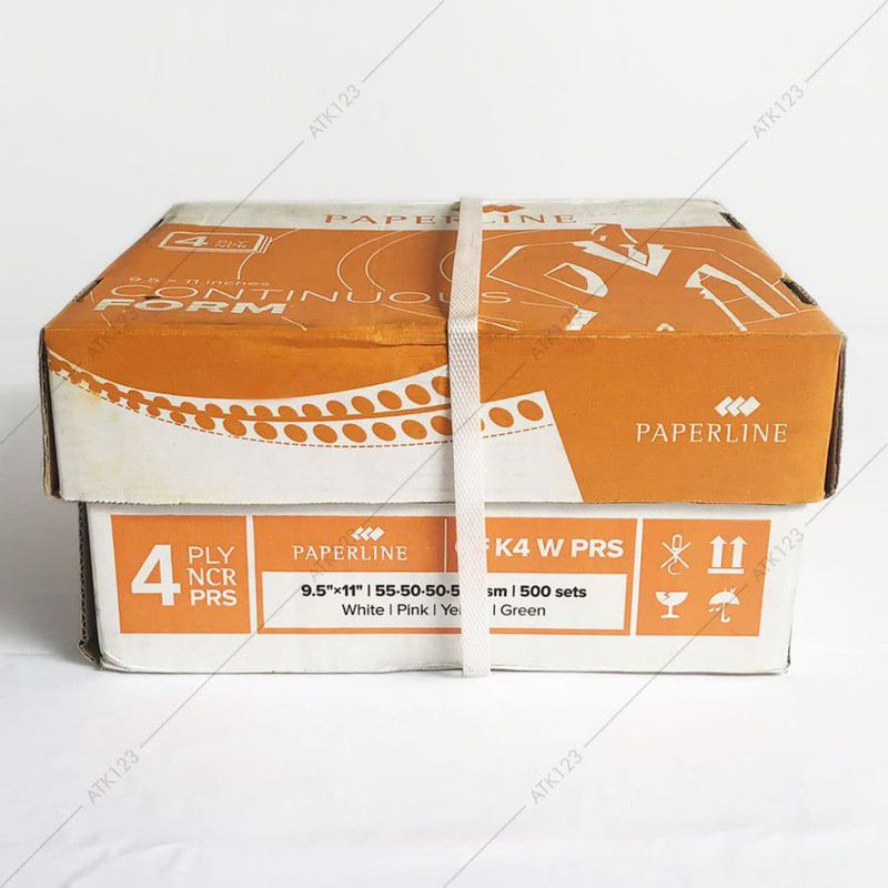 Continuous Form Paperline 4 Ply Warna 9 1/2 x 11